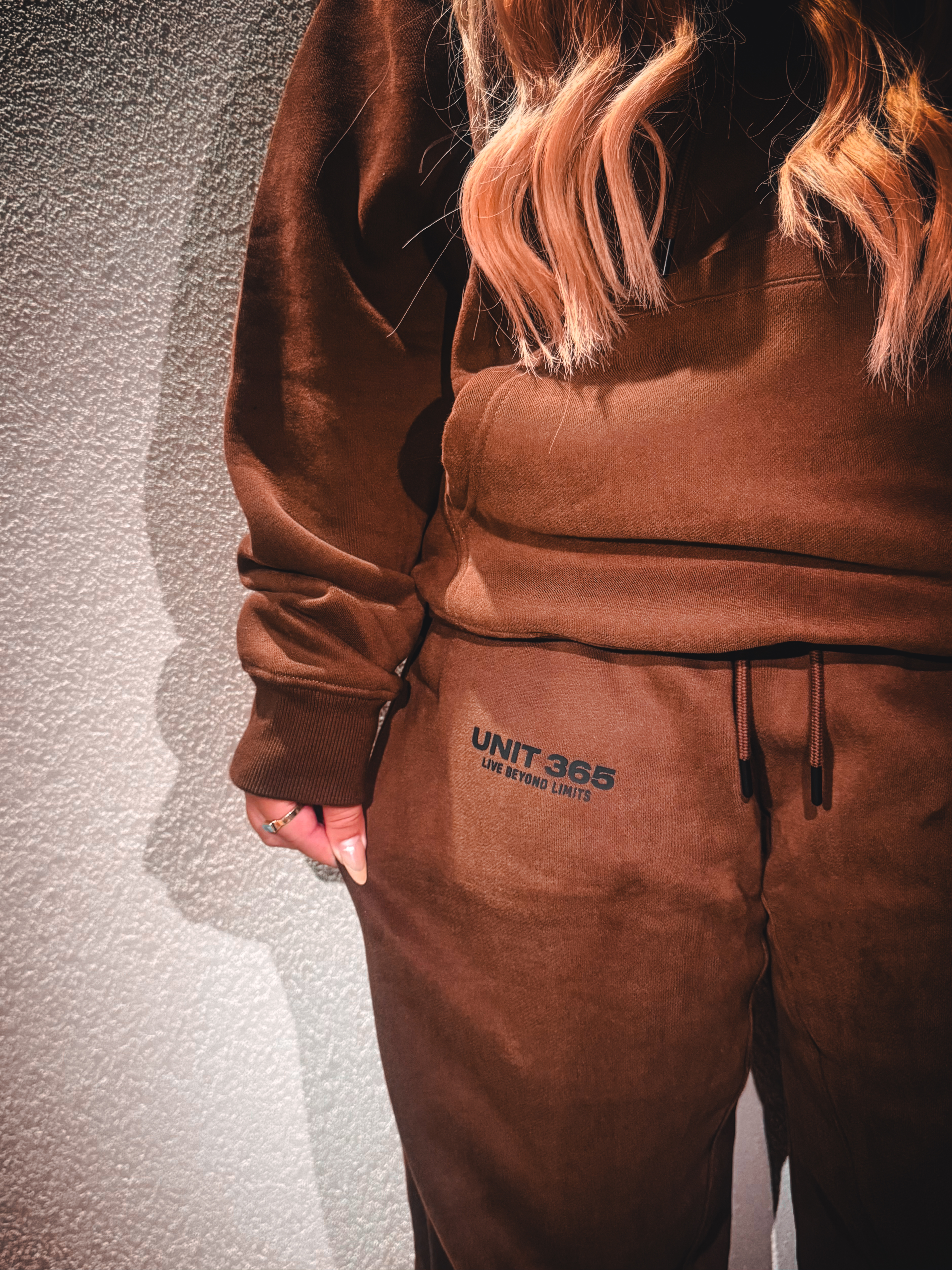 UNIT 365 Heavyweight Sweats shown on-body