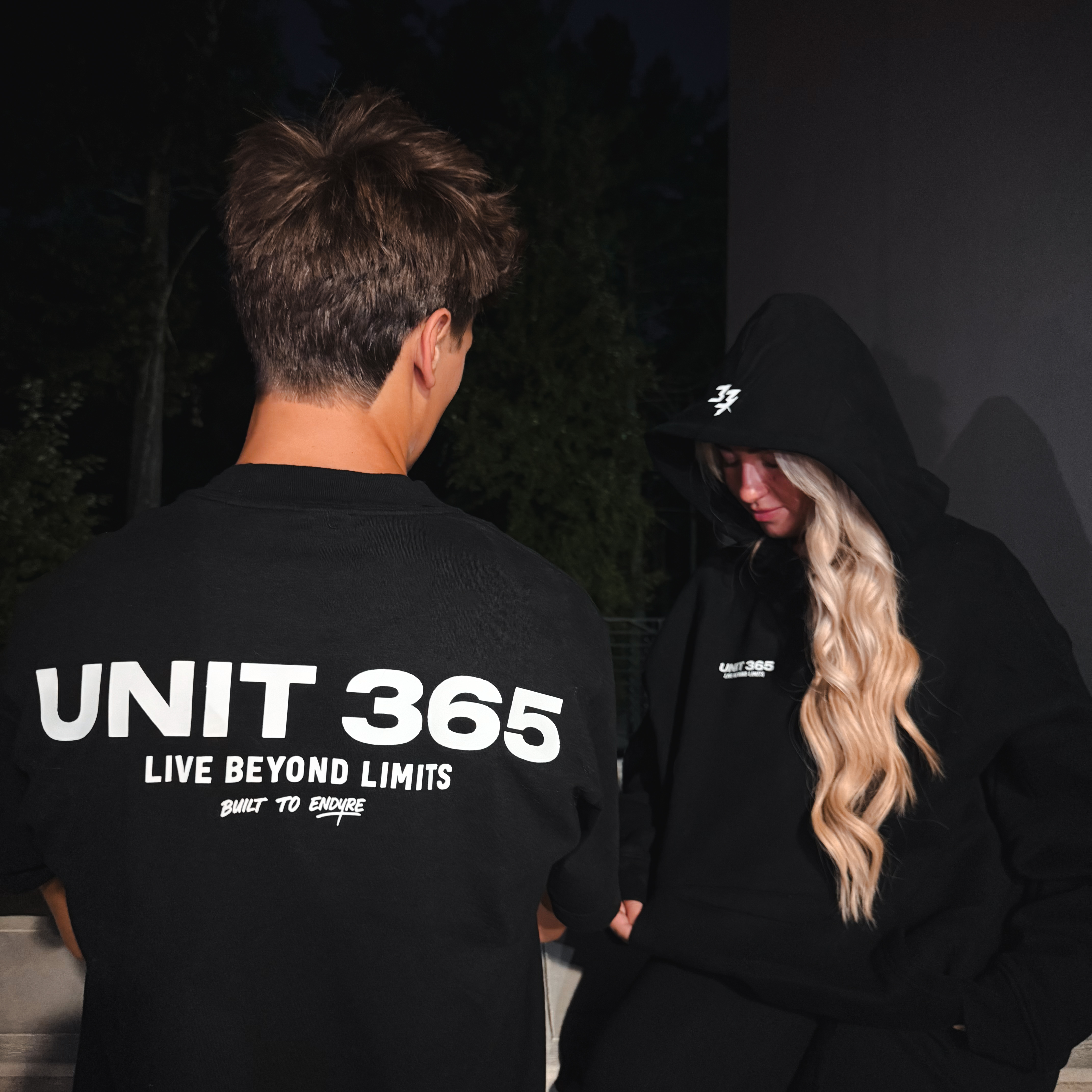 UNIT 365 Oversized Tee shown on-body